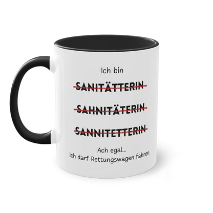 Ich bin Sanitäterin - Zwei-Ton-Tasse