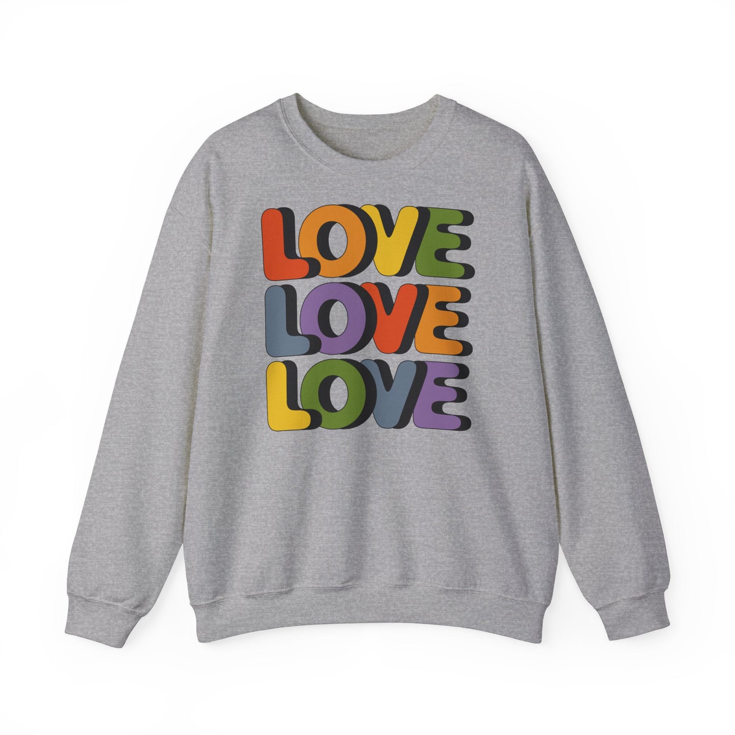 Unisex Sweatshirt - LOVE LOVE LOVE