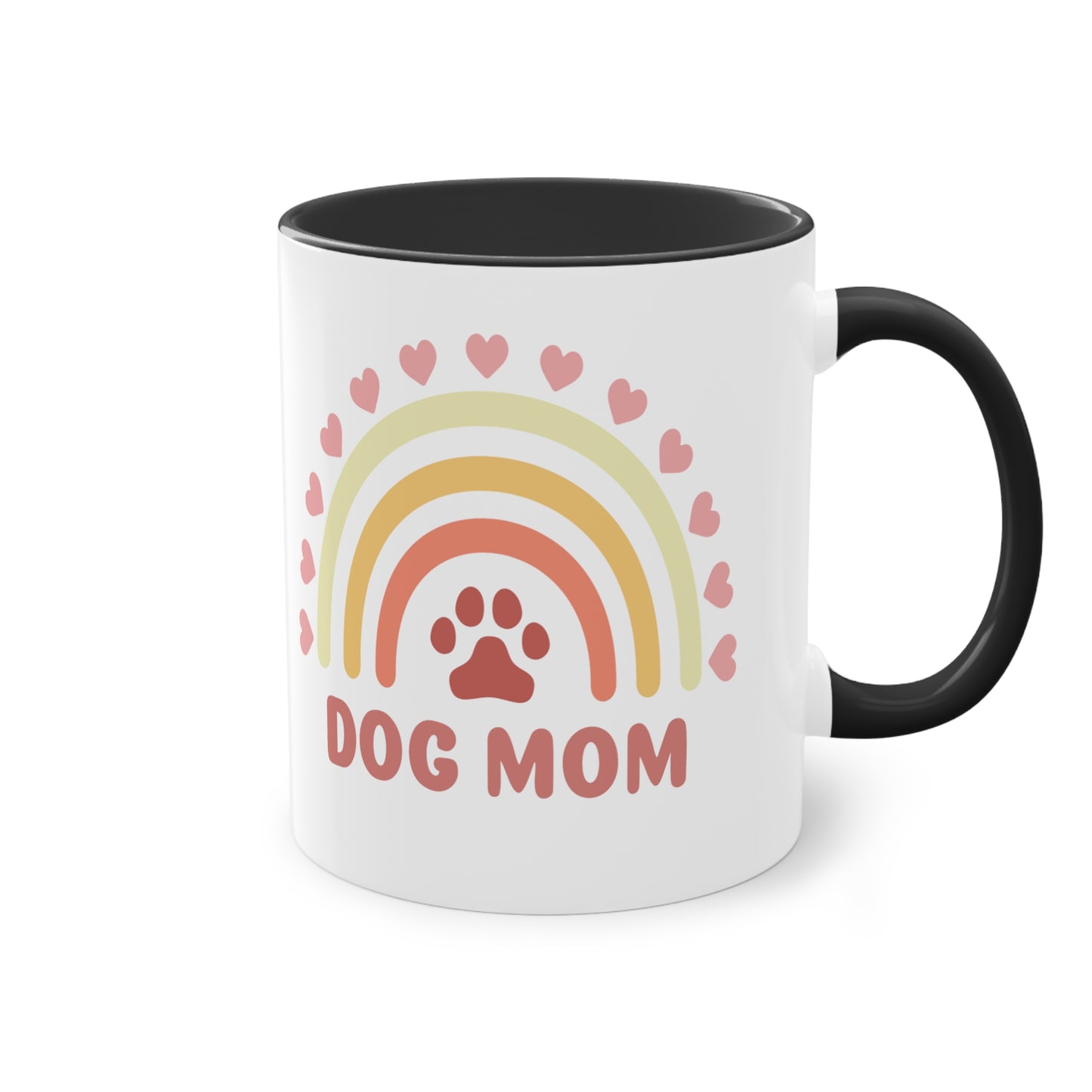 Dog Mom - Zwei-Ton-Kaffeetasse