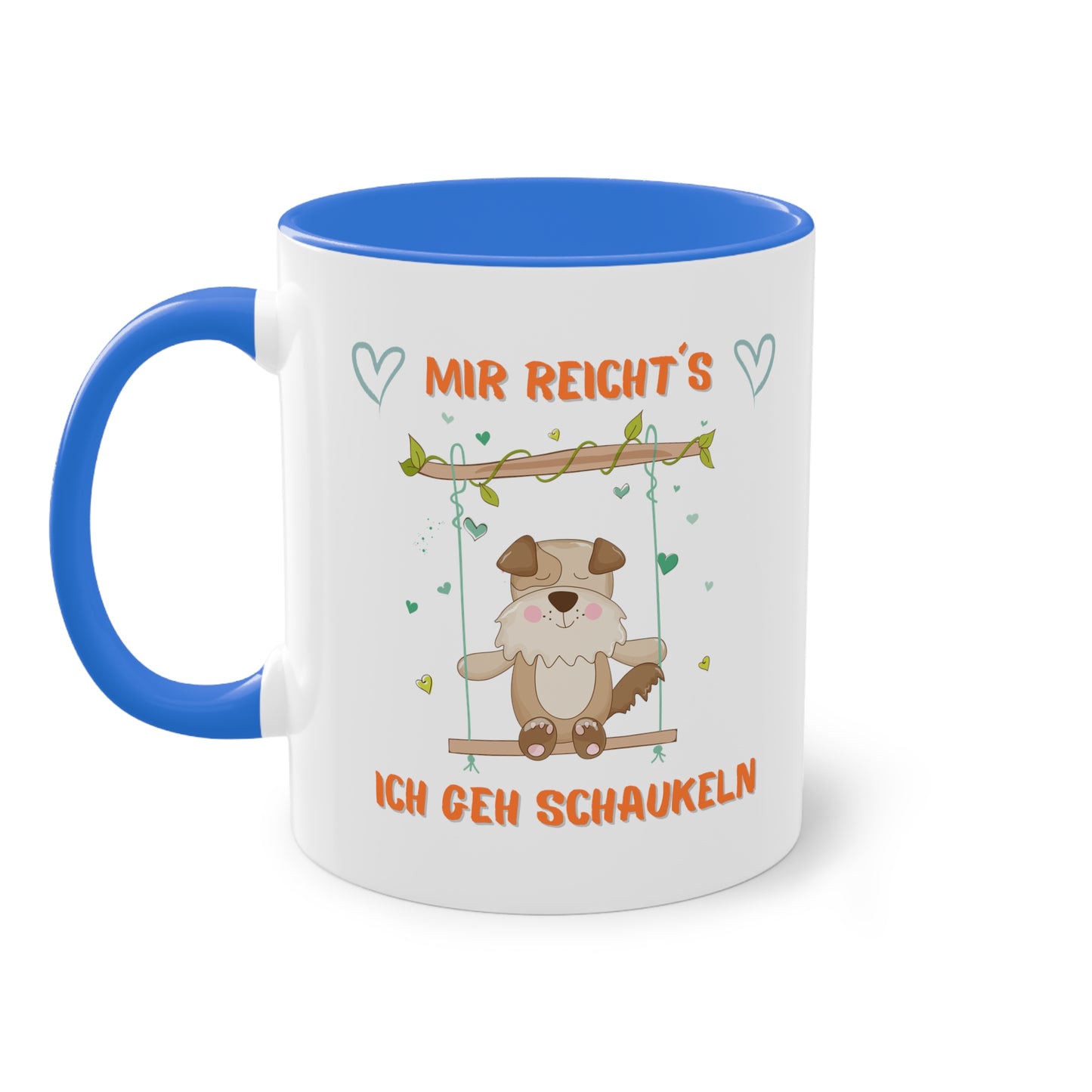 Mir reicht´s: Ich geh schaukeln - Zwei-Ton-Kaffeetasse