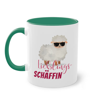 Lieblings-Schäffin - Zwei-Ton-Tasse