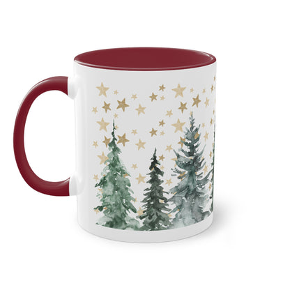 Tannenbaumlandschaft - Zwei-Ton-Tasse