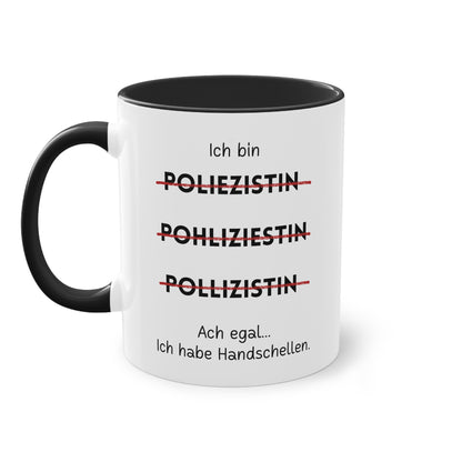 Ich bin Polizistin - Zwei-Ton-Tasse