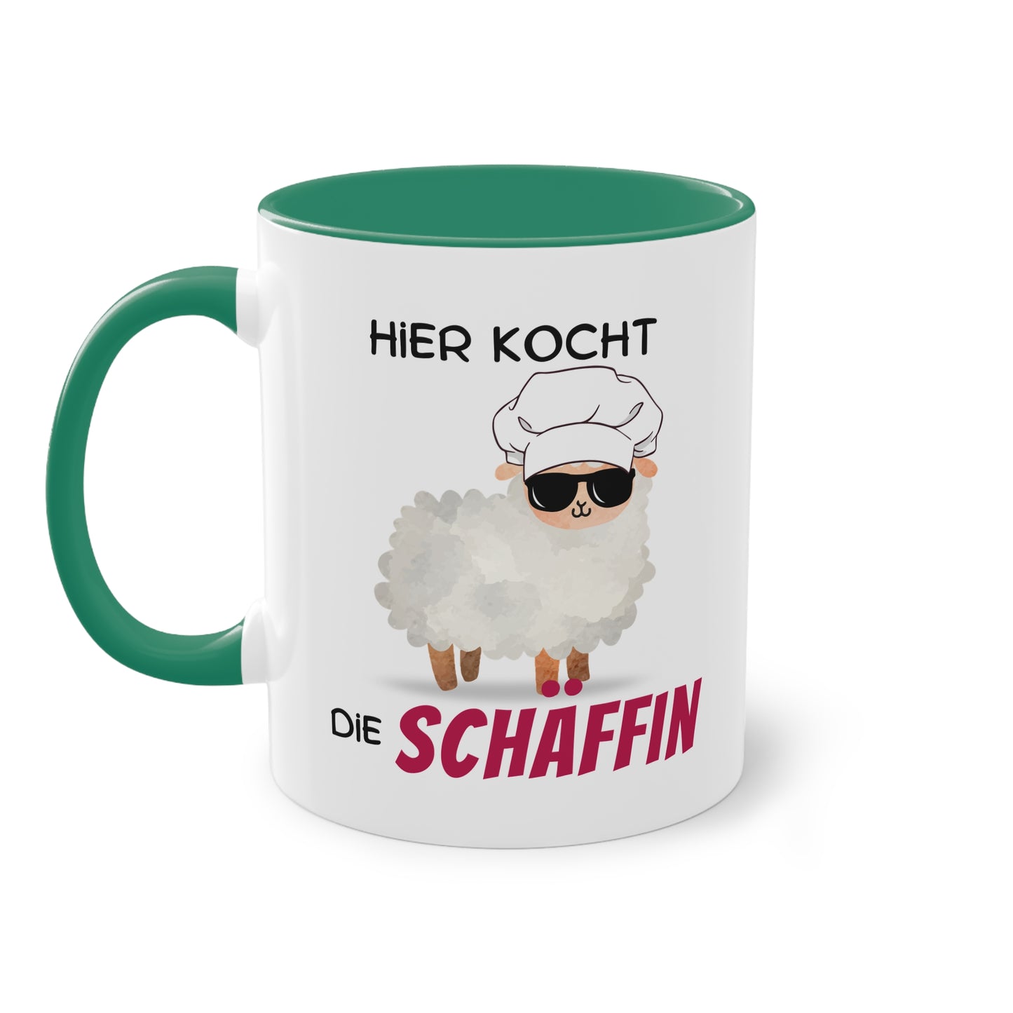 Hier kocht die Schäffin - Zwei-Ton-Tasse