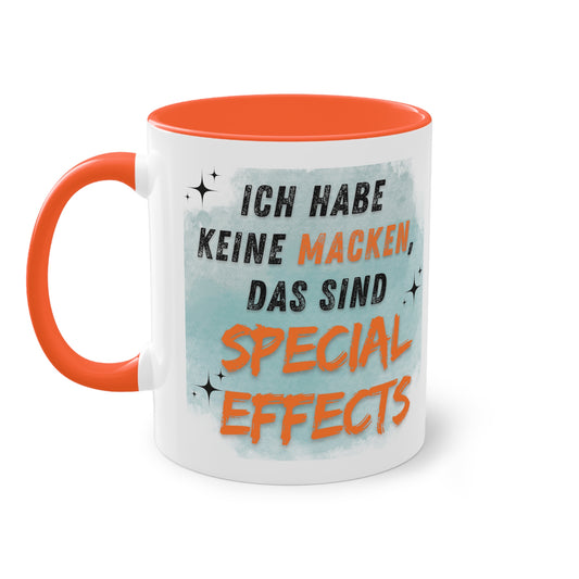 Ich habe keine Macken - Zwei-Ton-Kaffeetasse