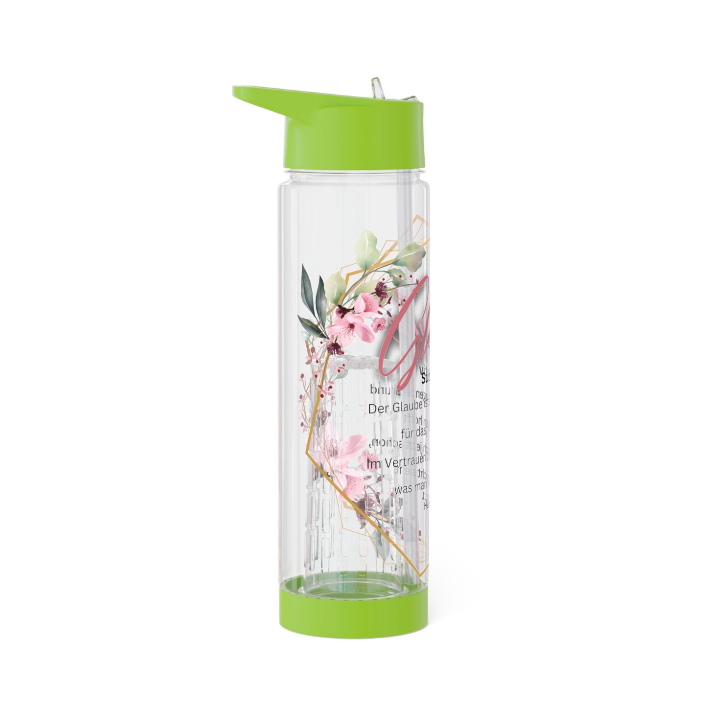 Glaube Substantiv (rosa) - Infuser-Wasserflasche