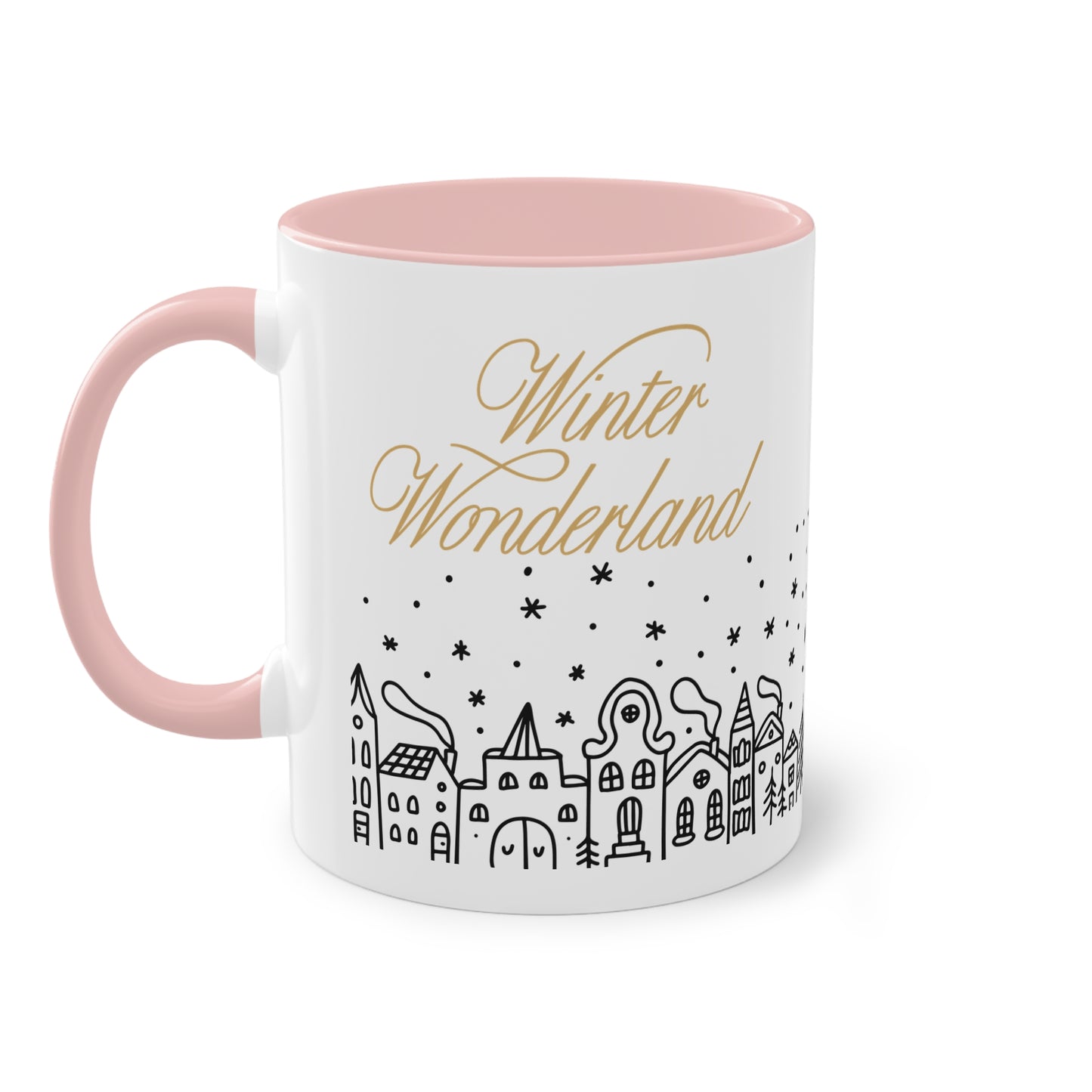 Winter-Wonderland - Zwei-Ton-Kaffeetasse