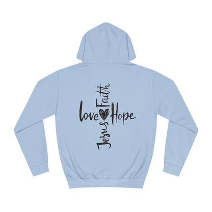 Unisex Hoodie - Glaube, Liebe, Hoffnung, Jesus