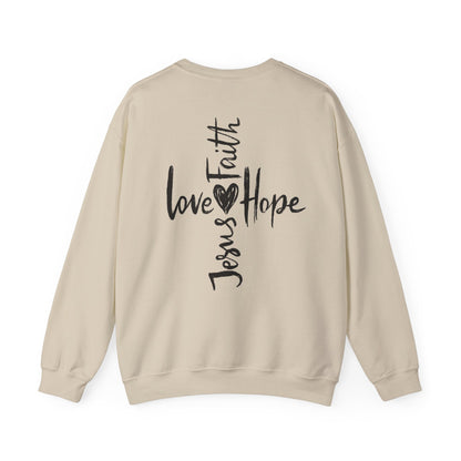 Unisex Sweatshirt - Faith, Love, Hope