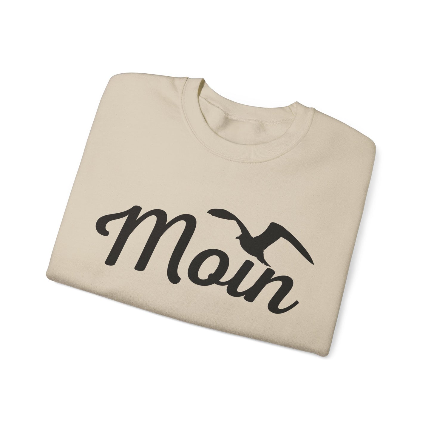 Unisex Sweatshirt - Moin mit Möwe