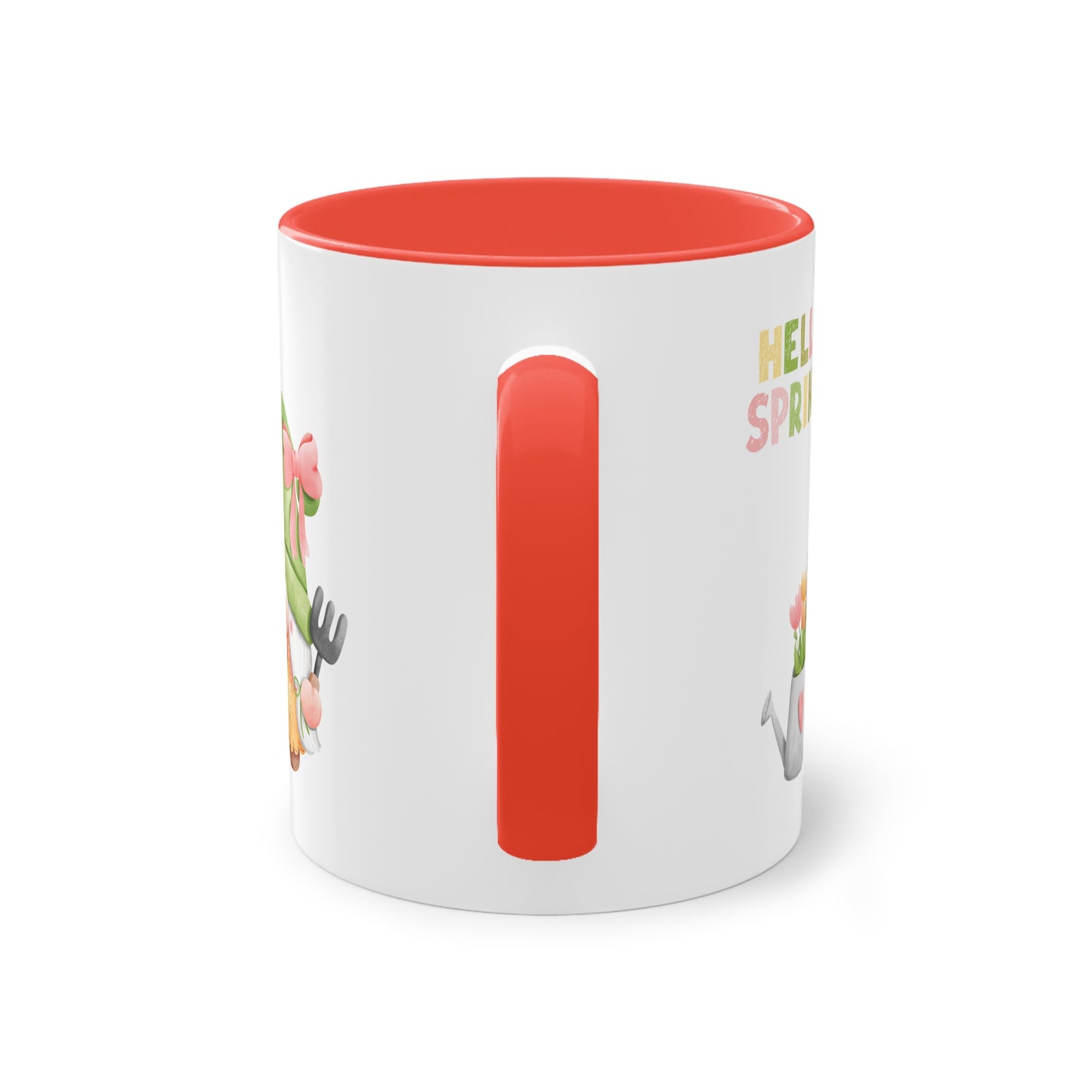 Hello Spring - Zwei-Ton-Kaffeetasse