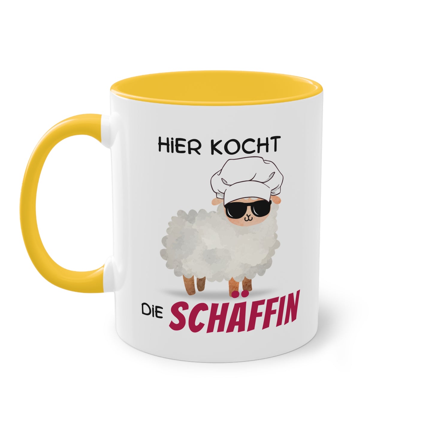 Hier kocht die Schäffin - Zwei-Ton-Tasse