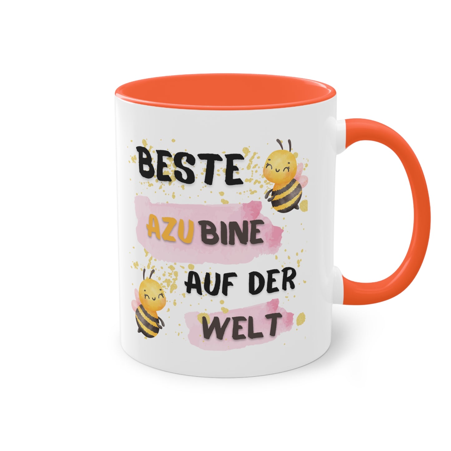 Beste Azubine auf der Welt - Zwei-Ton-Kaffeetasse