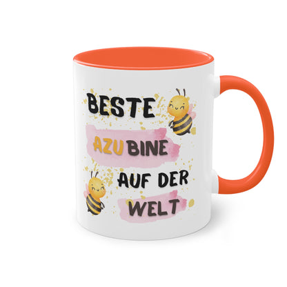 Beste Azubine auf der Welt - Zwei-Ton-Kaffeetasse