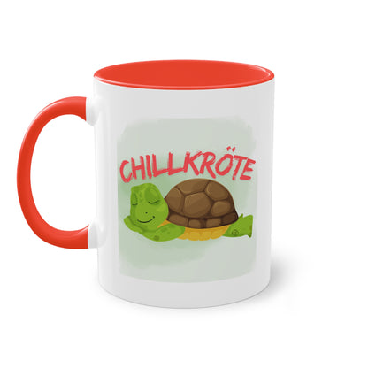 Chillkröte - Zwei-Ton-Kaffeetasse