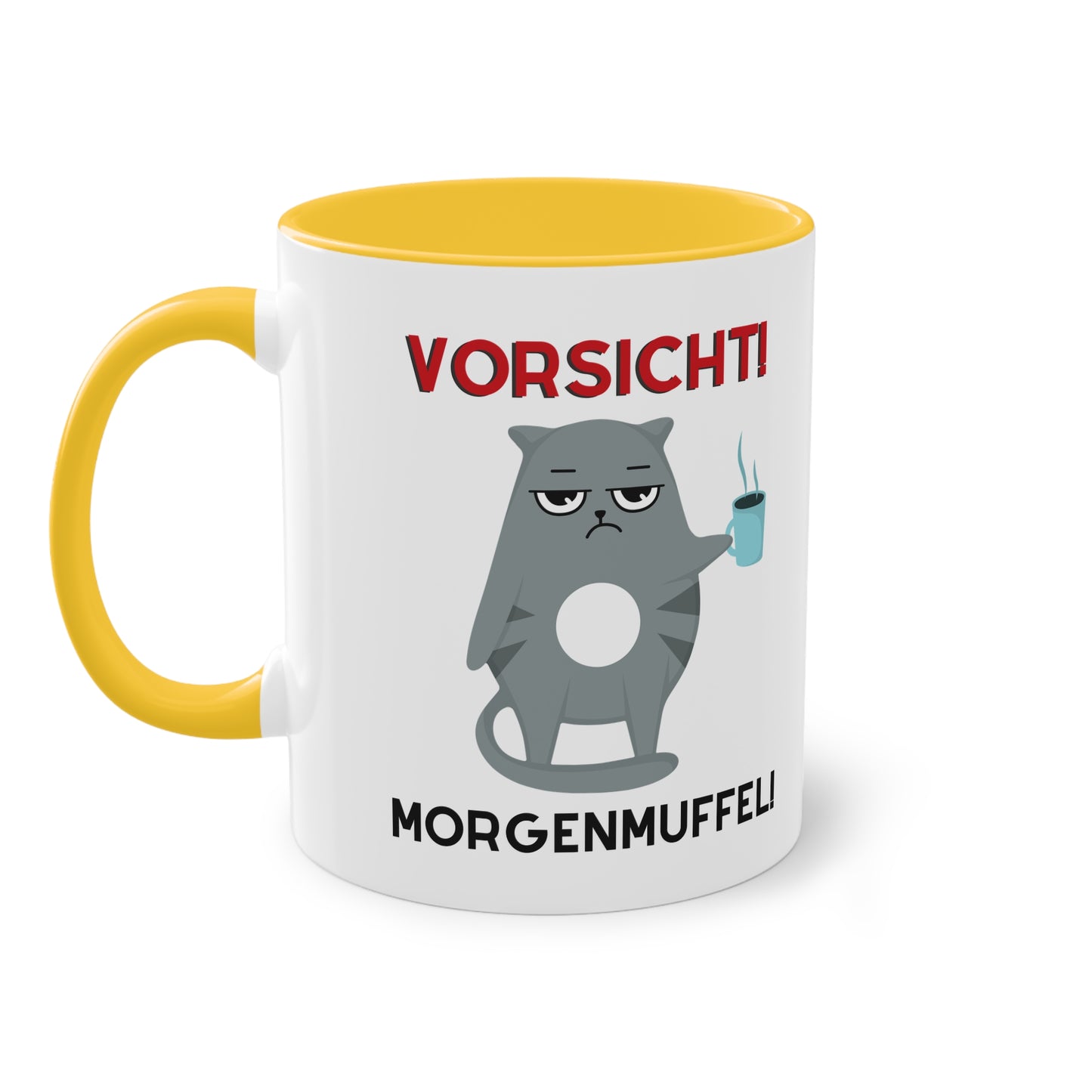Vorsicht Morgenmuffel - Zwei-Ton-Tasse