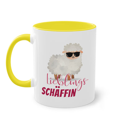 Lieblings-Schäffin - Zwei-Ton-Tasse