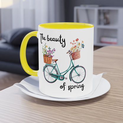 The beauty of spring - Zwei-Ton-Kaffeetasse