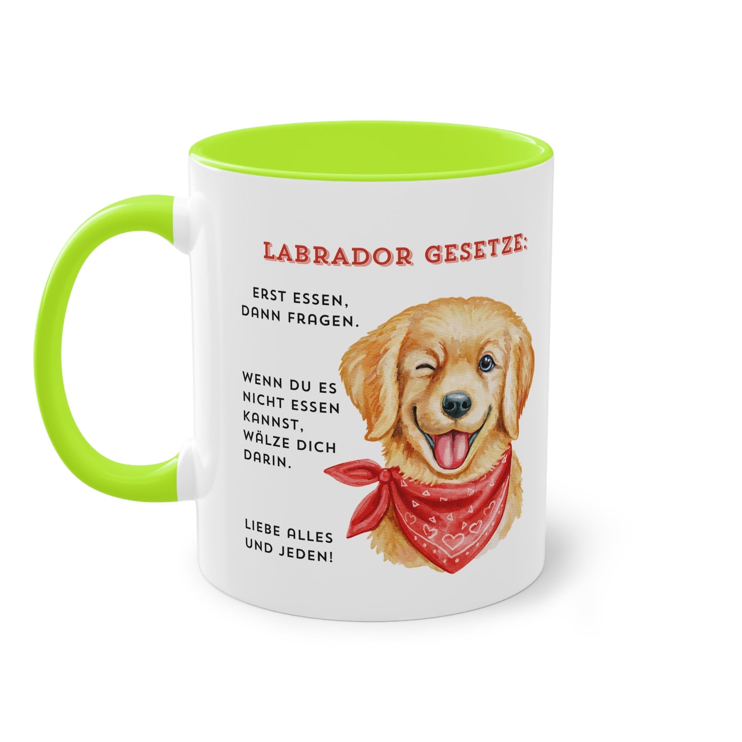 Labrador Gesetze - Zwei-Ton-Tasse