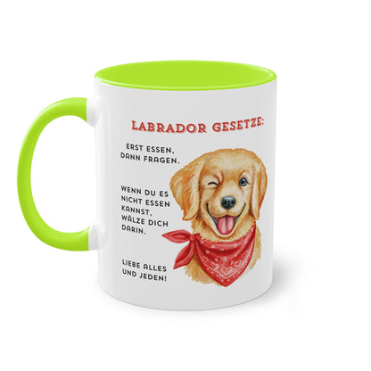 Labrador Gesetze - Zwei-Ton-Tasse