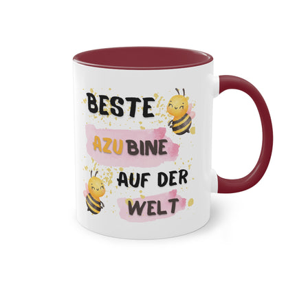 Beste Azubine auf der Welt - Zwei-Ton-Kaffeetasse