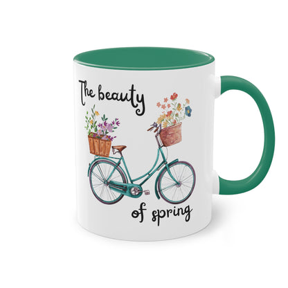 The beauty of spring - Zwei-Ton-Kaffeetasse