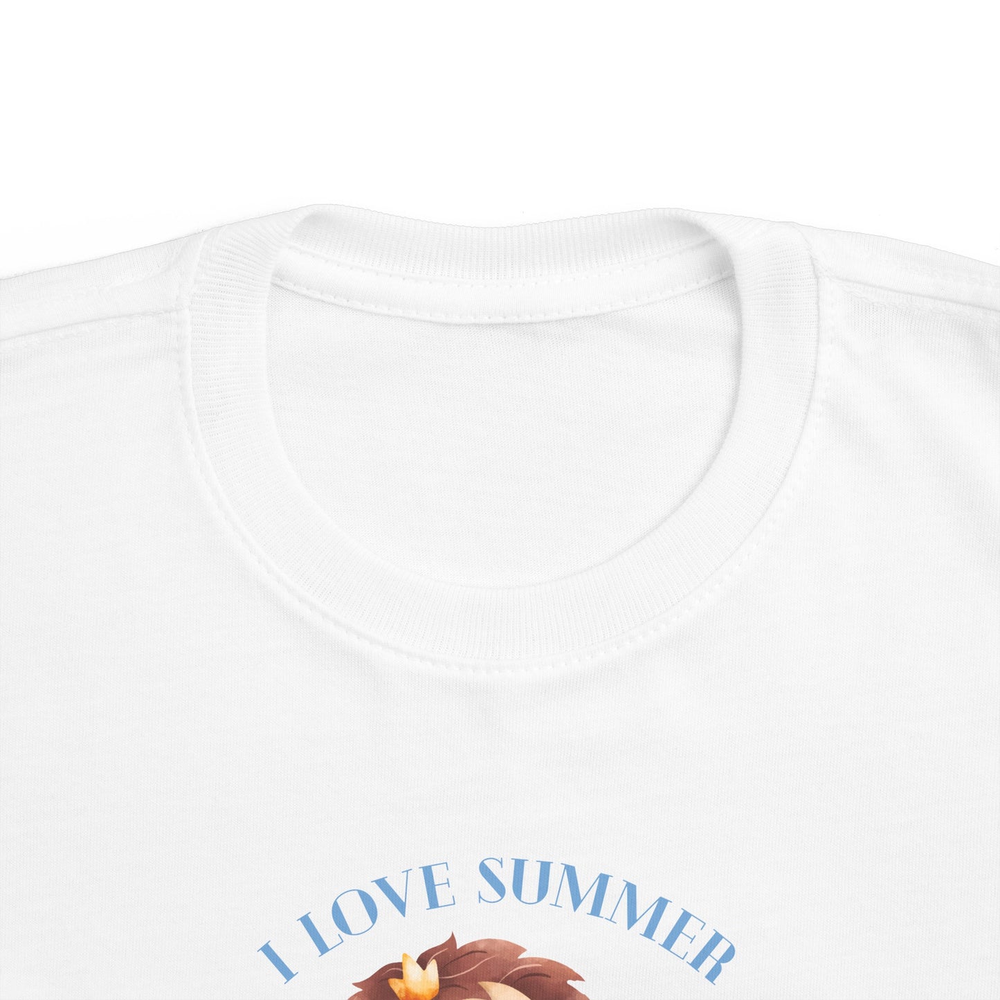 I love summer (Ich liebe den Sommer) - Kleinkind-T-Shirt aus Feinjersey