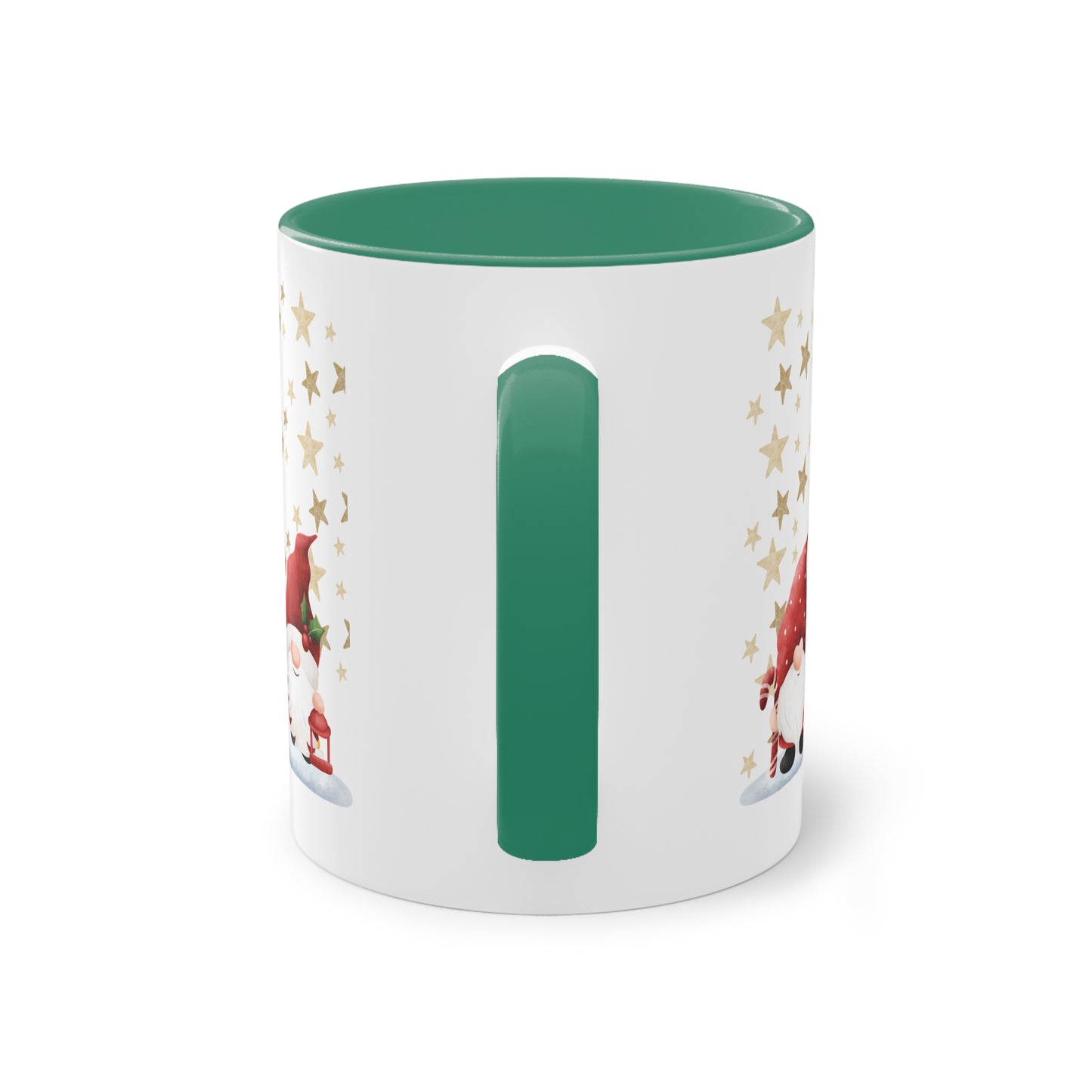 Wichtel, merry Christmas! - Zwei-Ton-Kaffeetasse