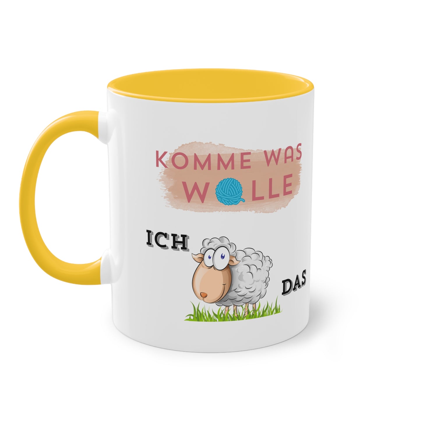 Komme was wolle, ich schaffe das - Zwei-Ton-Tasse