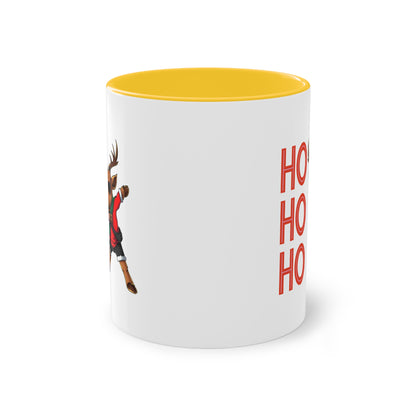 Ho ho ho Rentier  - Zwei-Ton-Kaffeetasse