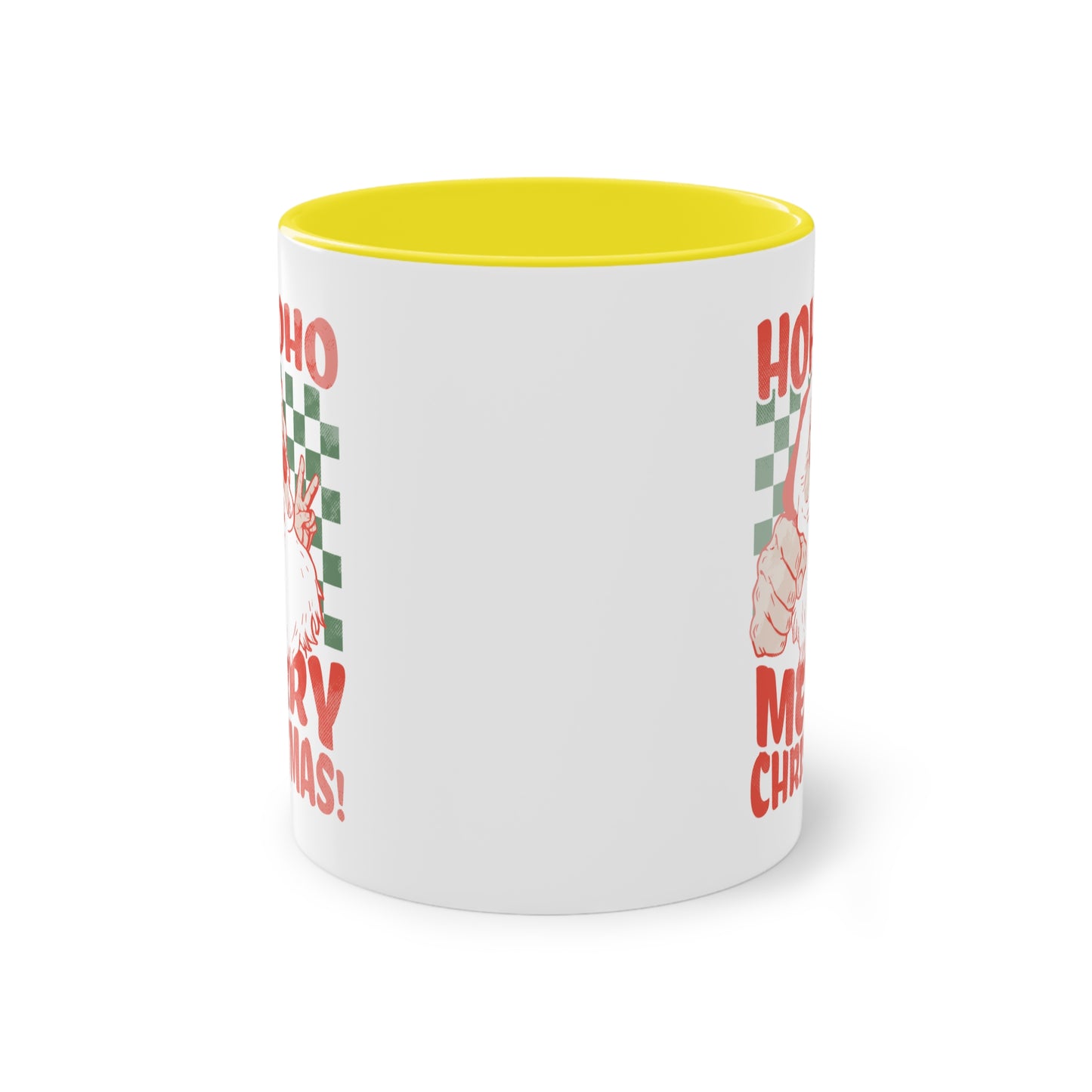 Hoho Merry Christmas - Zwei-Ton-Kaffeetasse