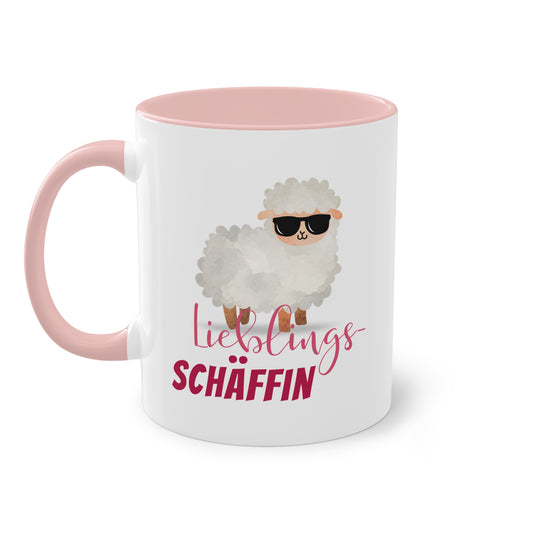 Lieblings-Schäffin - Zwei-Ton-Tasse
