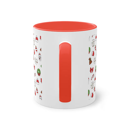 Merry Christmas (2) - Zwei-Ton-Kaffeetasse