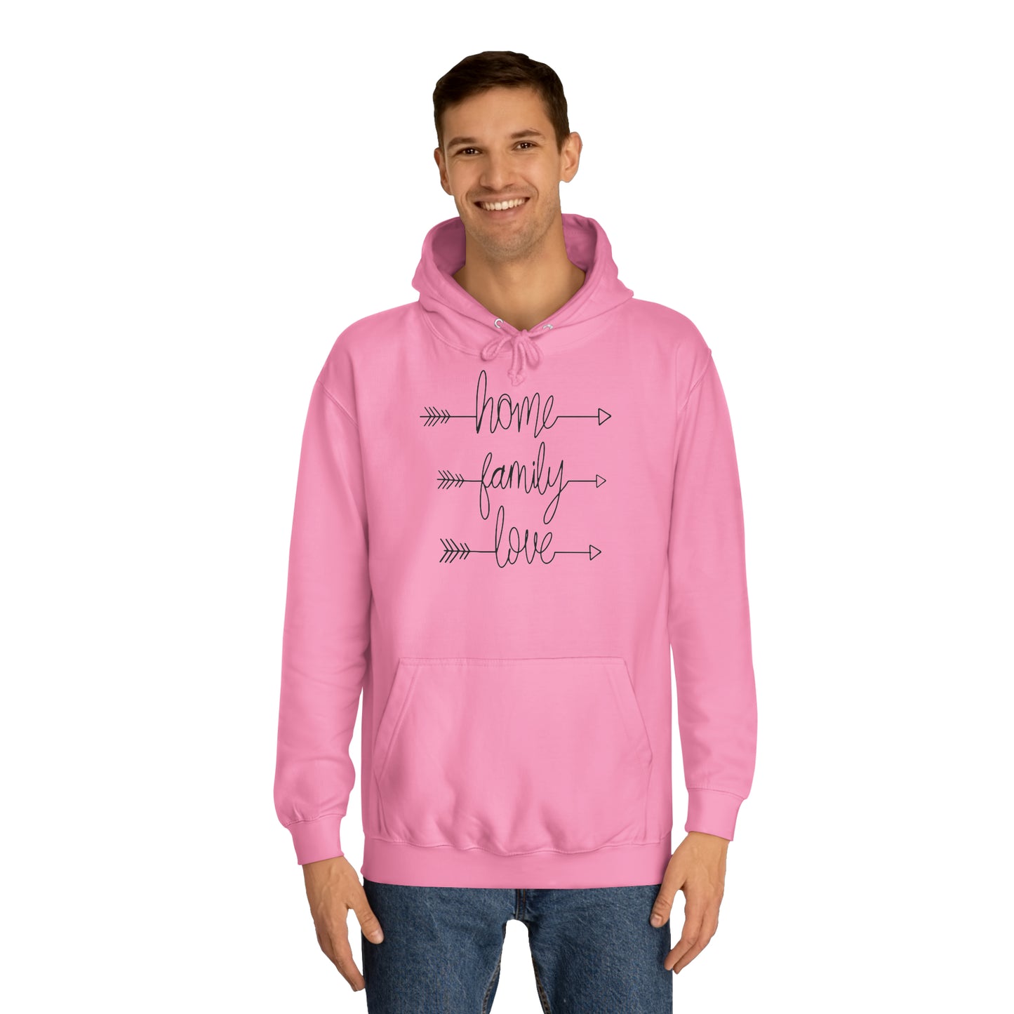 Unisex Hoodie - Home, Love