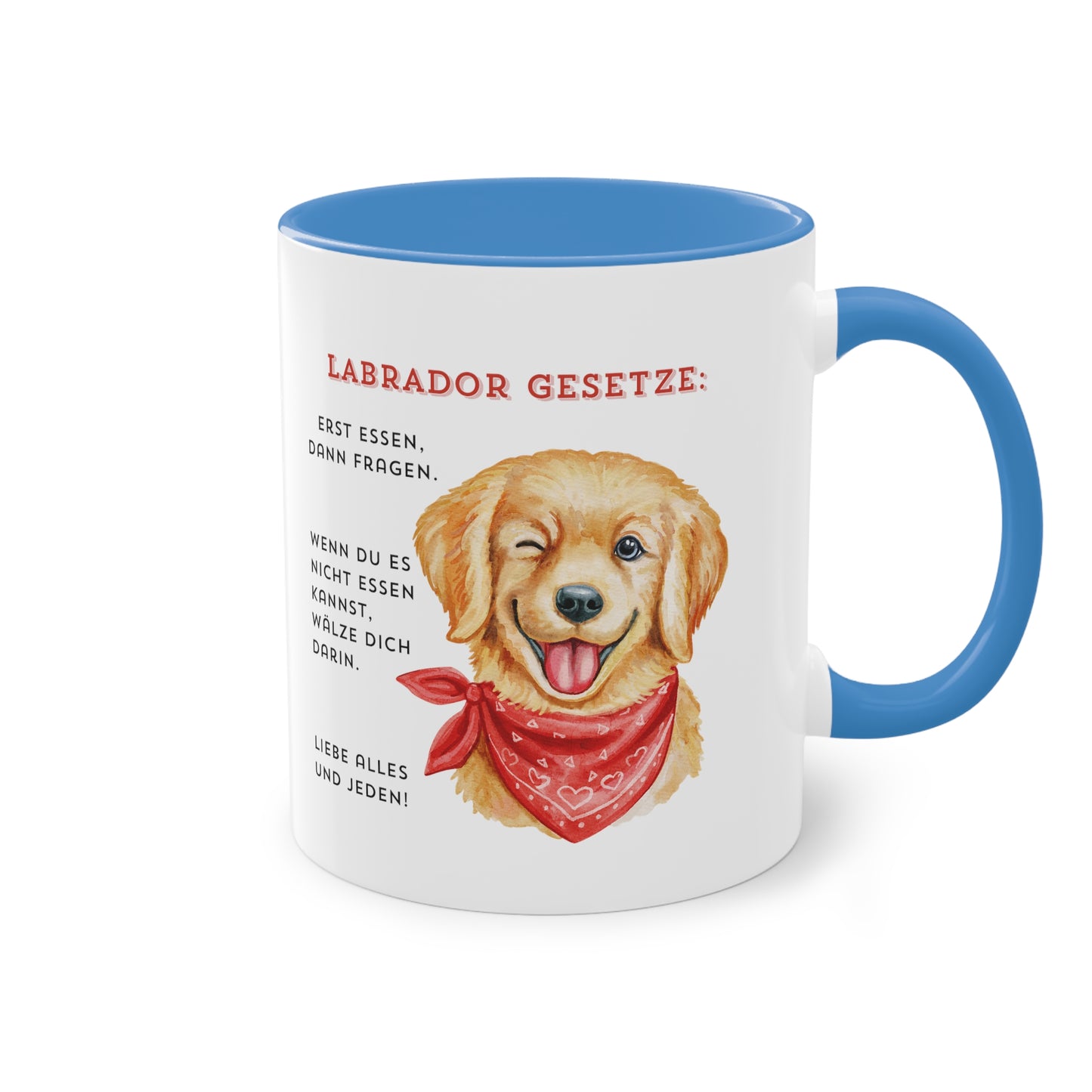 Labrador Gesetze - Zwei-Ton-Kaffeetasse