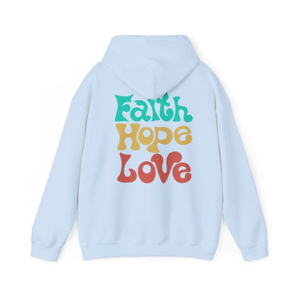 Unisex Hoodie - Faith , Hope, Love