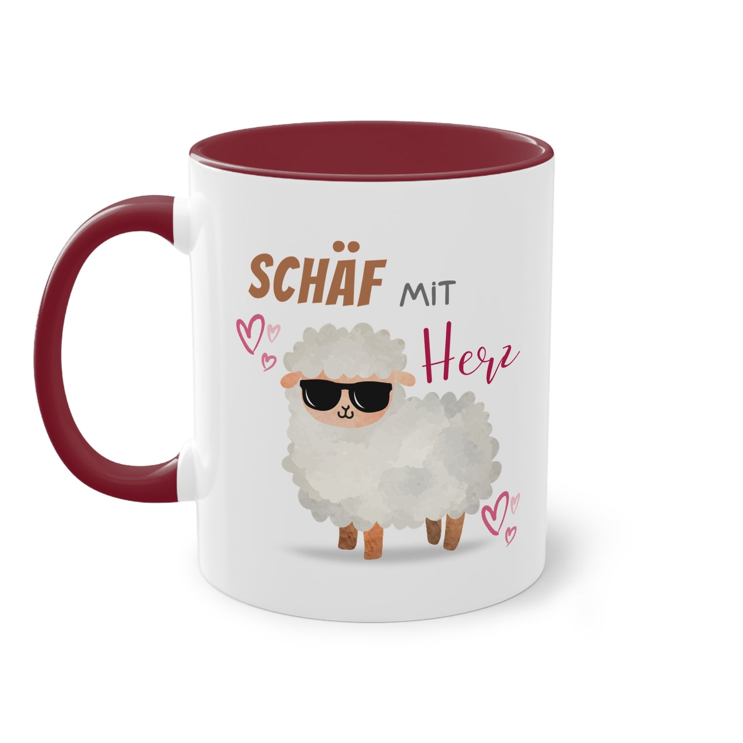 Schäf mit Herz - Zwei-Ton-Tasse