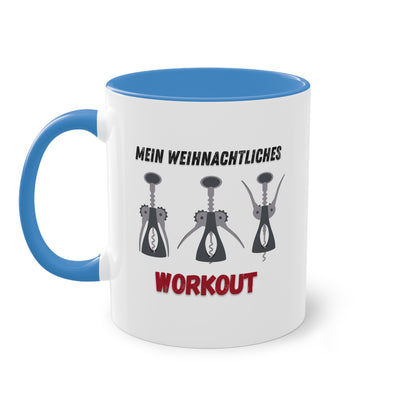 Mein weihnachtliches Workout - Zwei-Ton-Kaffeetasse