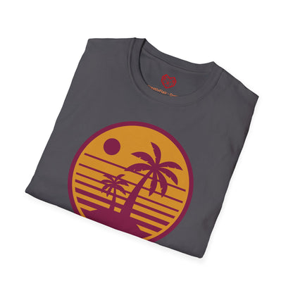 Sonne und Palmen - Unisex Softstyle T-Shirt