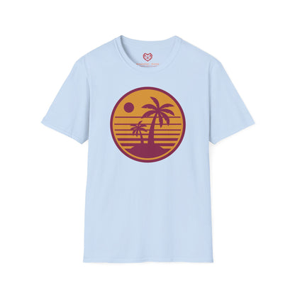 Sonne und Palmen - Unisex Softstyle T-Shirt