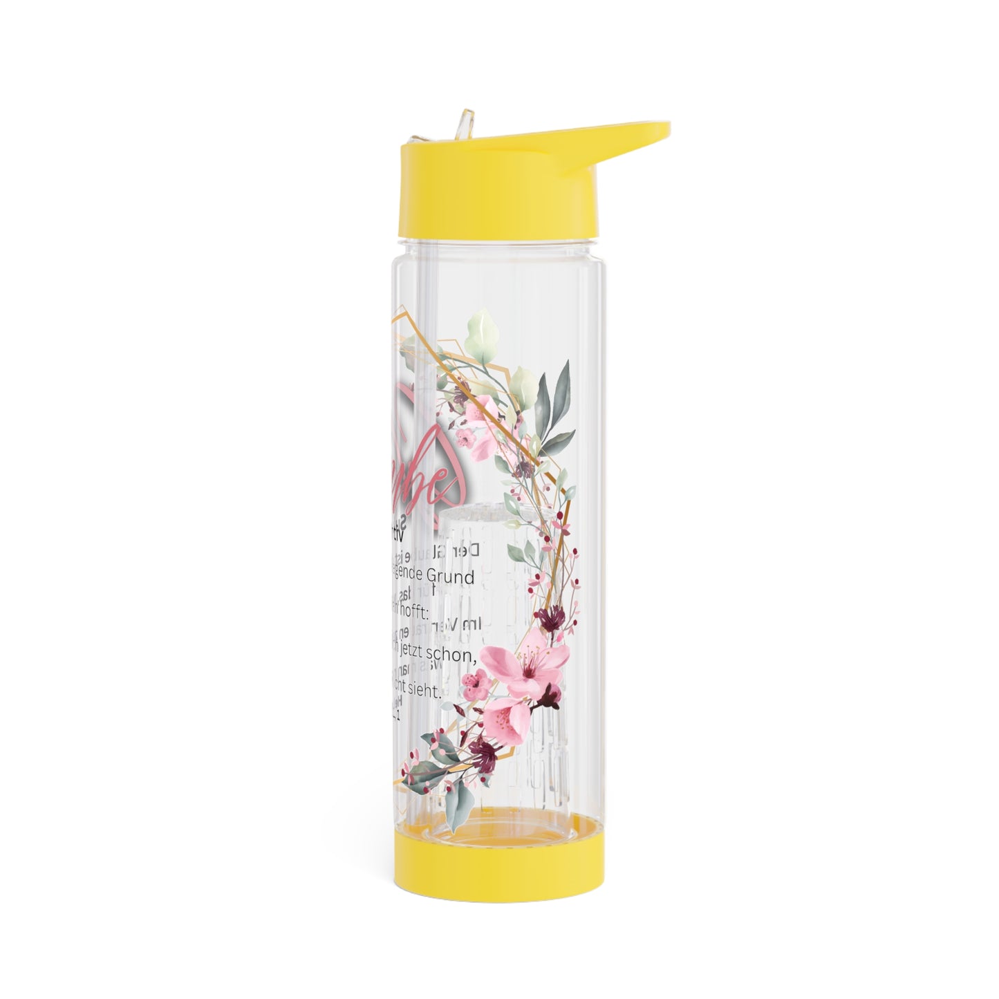 Glaube Substantiv (rosa) - Infuser-Wasserflasche