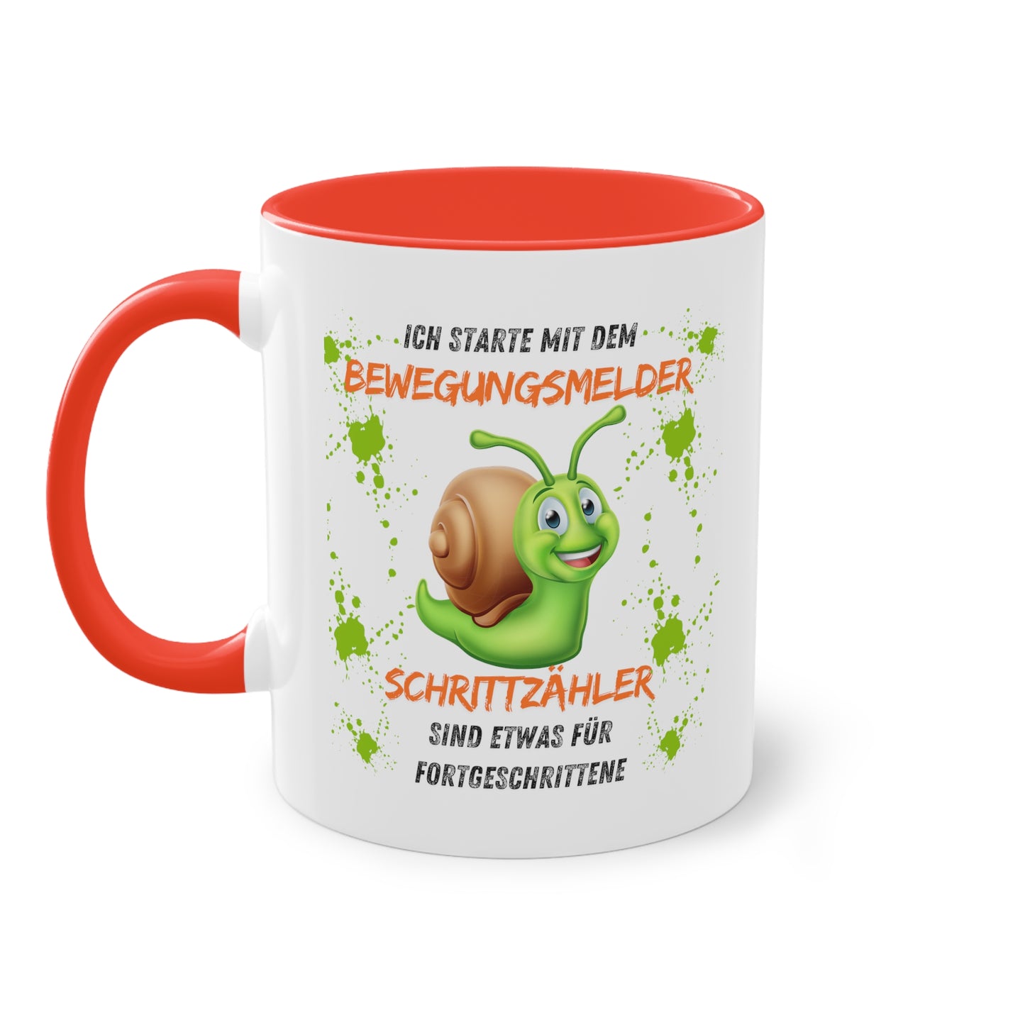 Ich starte mit dem Bewegungsmelder - Zwei-Ton-Kaffeetasse