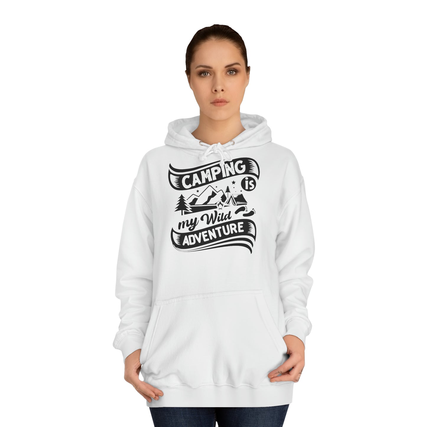 Unisex Hoodie - Camping is my wild adventure (Camping ist mein wildes Abenteuer)