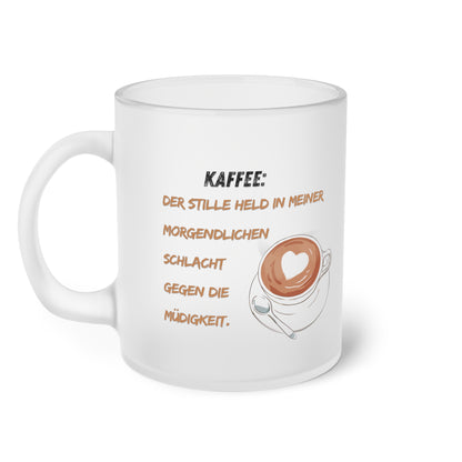 Kaffee: Der stille Held in meiner morgendlichen Schlacht (2) - Milchglas Tasse