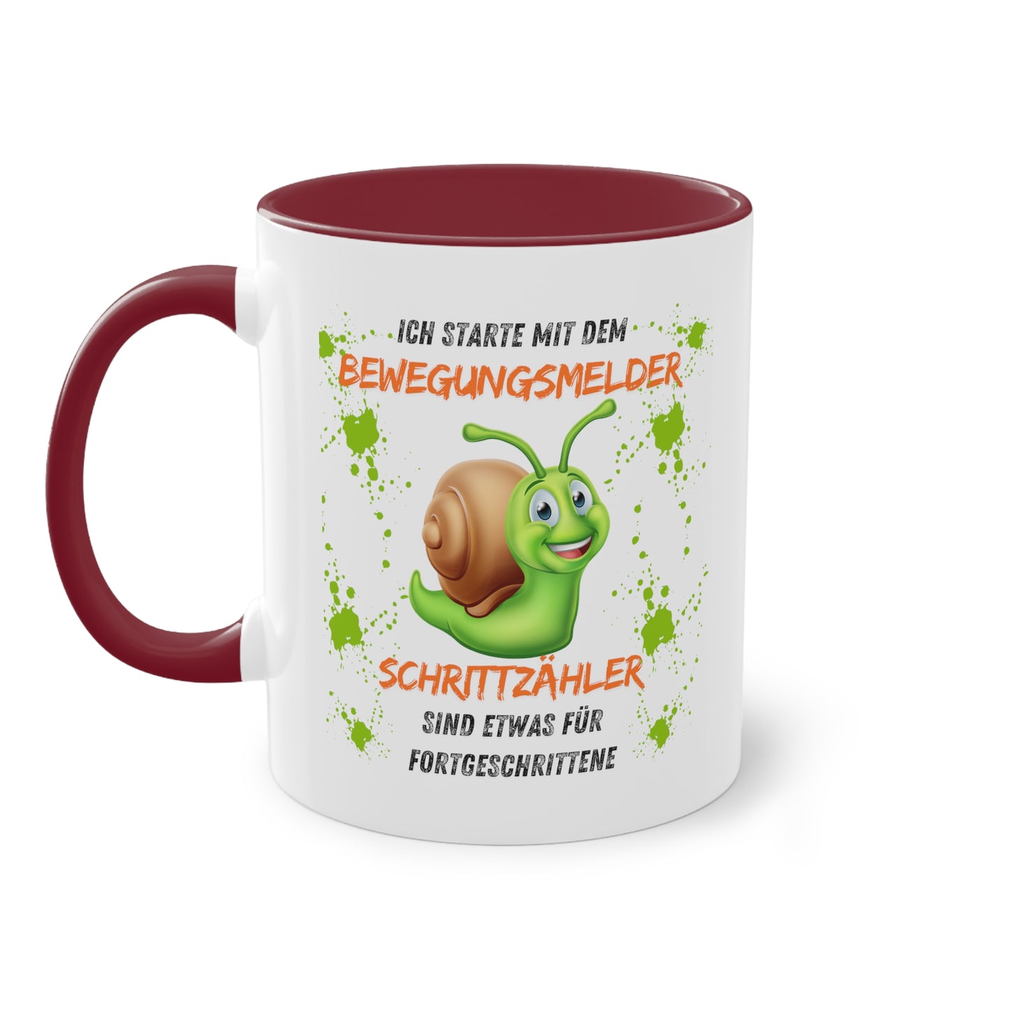 Ich starte mit dem Bewegungsmelder - Zwei-Ton-Kaffeetasse