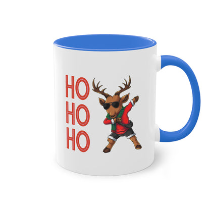 Ho ho ho Rentier  - Zwei-Ton-Kaffeetasse