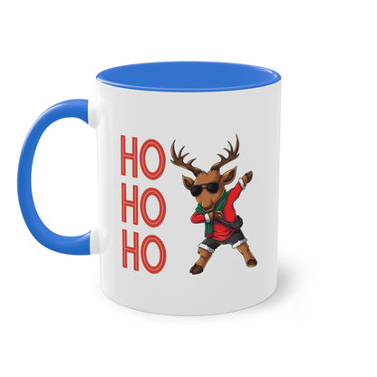 Ho ho ho Rentier  - Zwei-Ton-Kaffeetasse