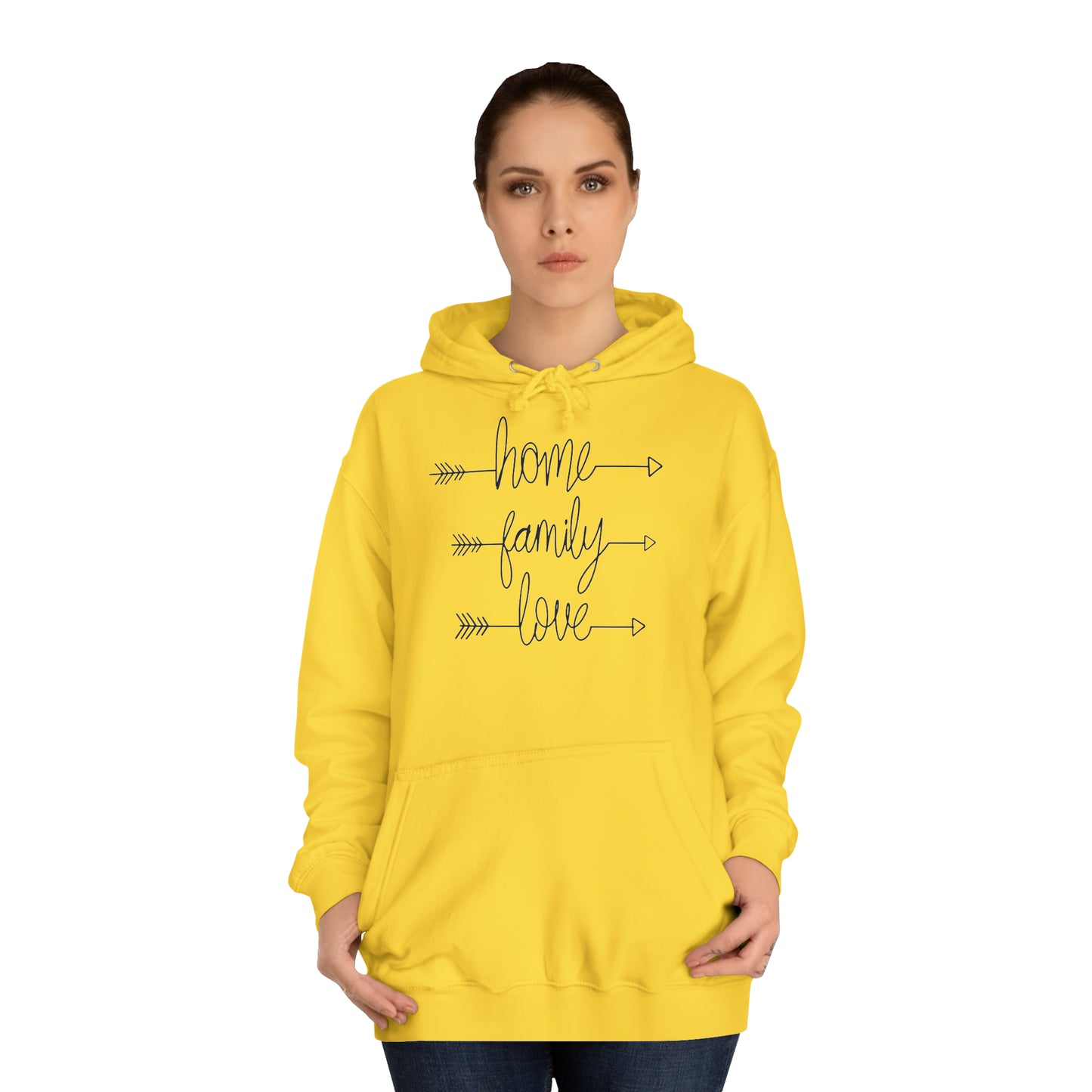 Unisex Hoodie - Home, Love