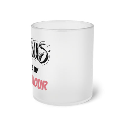 Jesus is my saviour - Milchglas Tasse