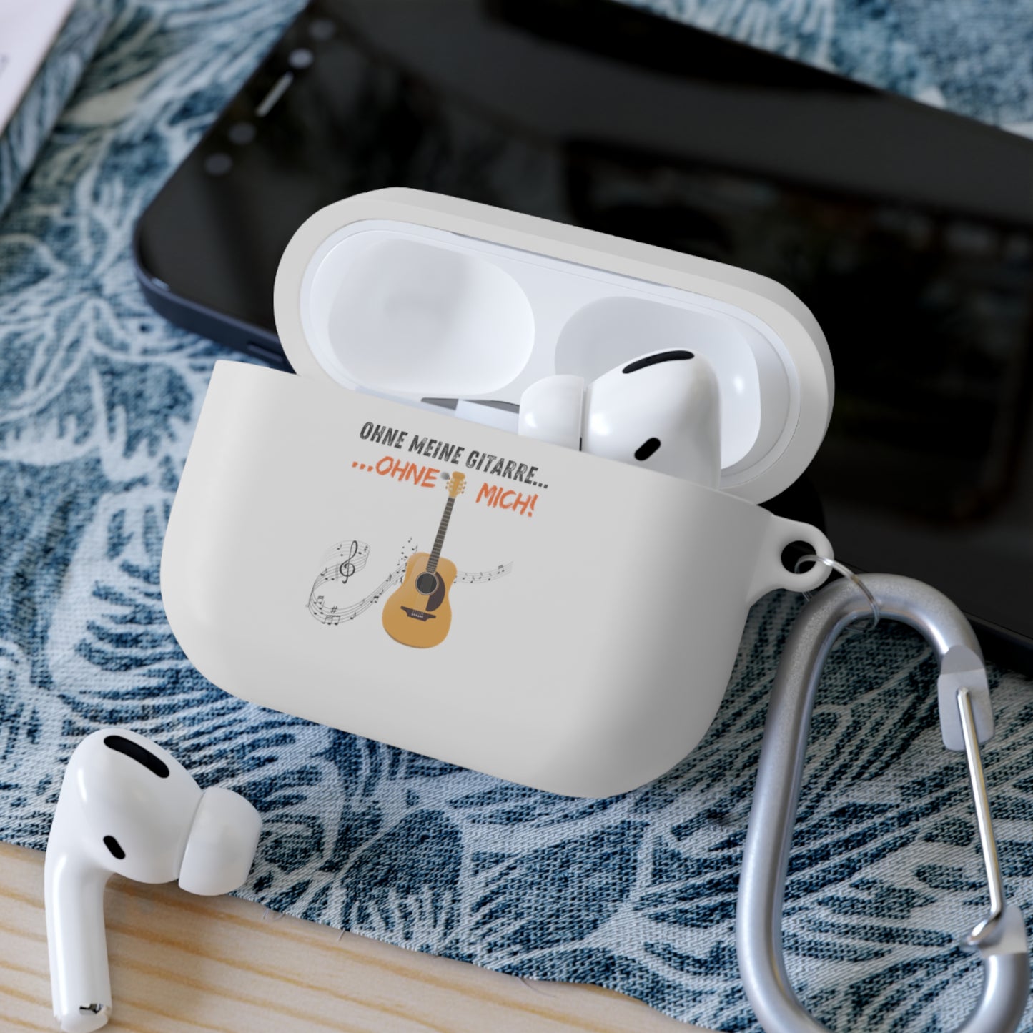 Ohne meine Gitarre...ohne mich - AirPods und AirPods Pro Case Cover